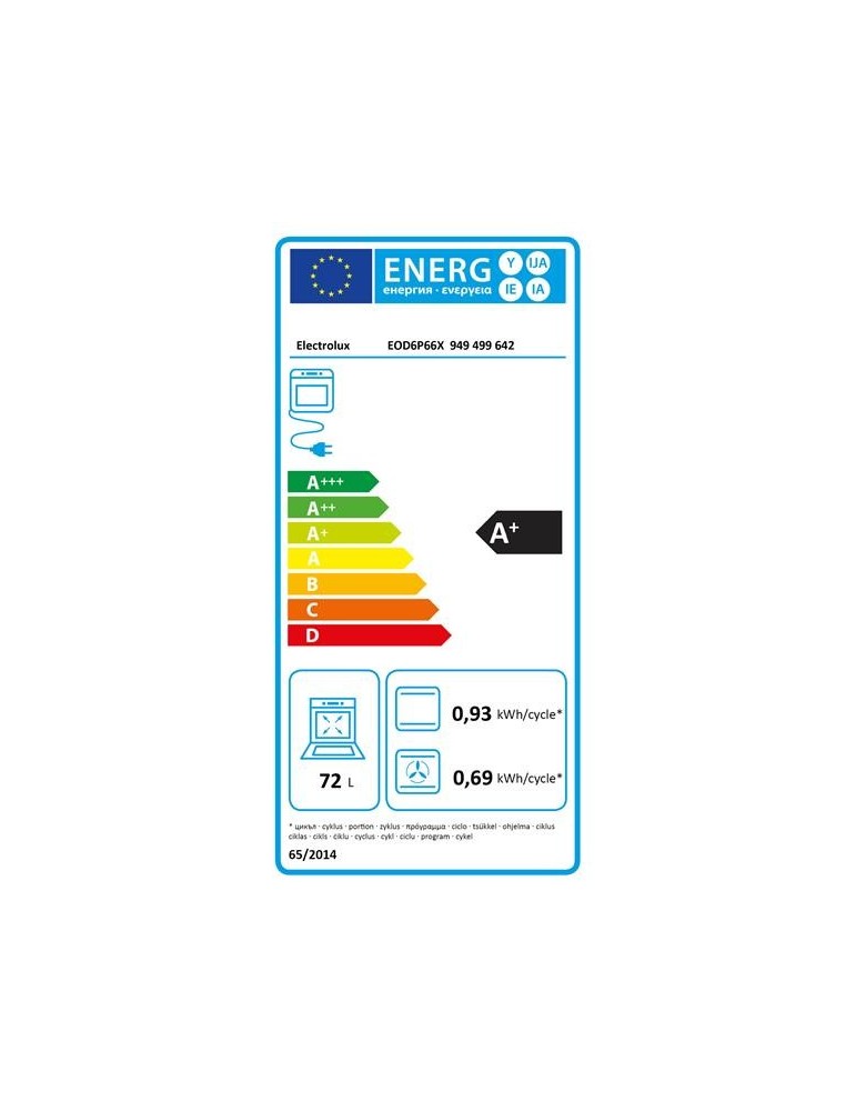 ELECTROLUX EOD 6 P 66 X