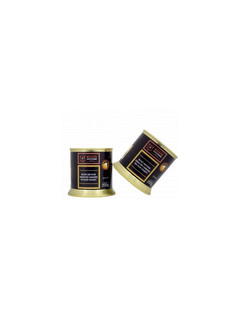 BLOC DE FOIE GRAS DE CANARD ENTIER IGP SUD OUEST 200G
