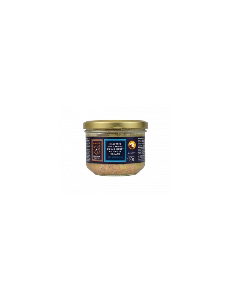 RILLETTES PUR CANARD AU FOIE DE CANARD