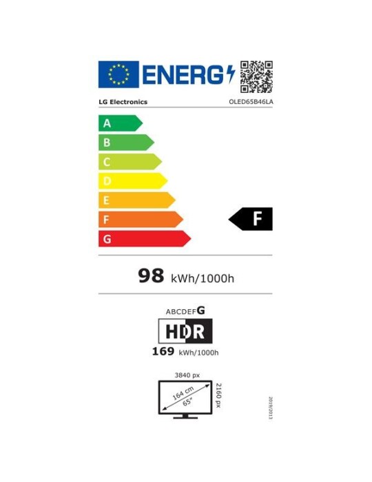 LG OLED 65 B 46 LA