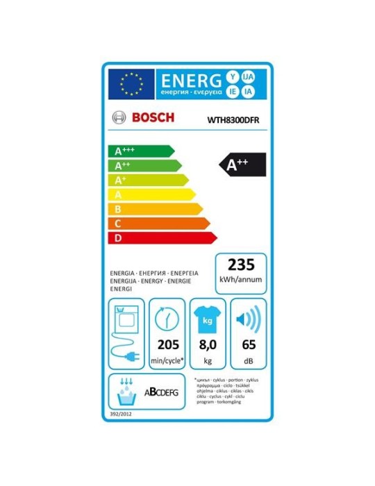 BOSCH WTH 8300 DFR