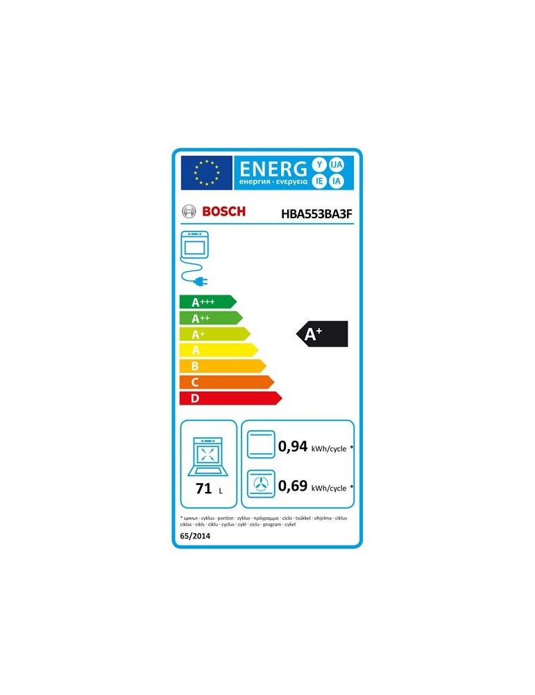 BOSCH HBA 553 BV 3 F