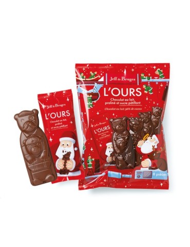 SACHET 8 OURS EN CHOCOLAT 96 G