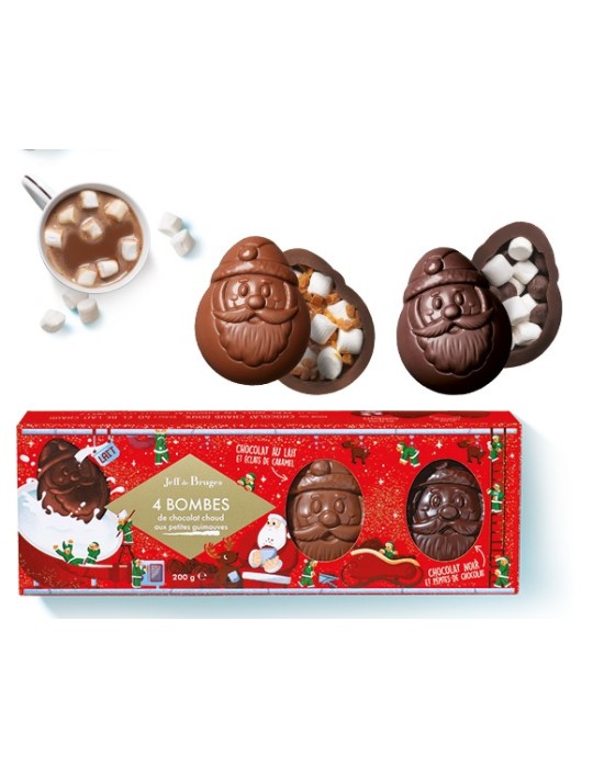 BOITE BOMBES DE CHOCOLAT CHAUD 200 G