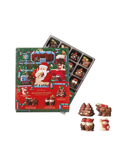 BOITE SUJETS DE NOEL 245 G
