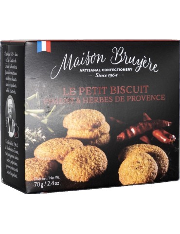 LE PETIT BISCUIT PIMENT ET HERBES DE PROVENCE