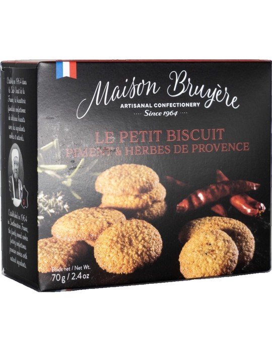 LE PETIT BISCUIT PIMENT ET HERBES DE PROVENCE