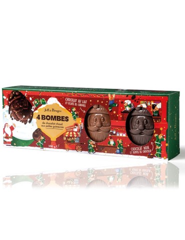 BOITE BOMBES DE CHOCOLAT CHAUD 200 G
