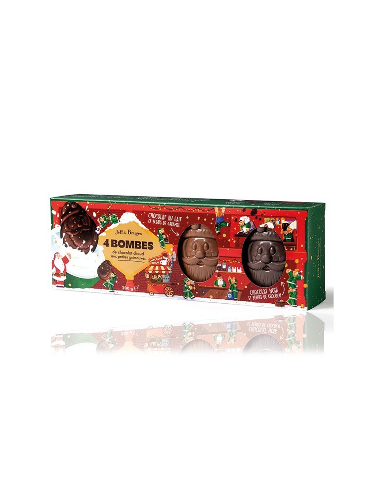 BOITE BOMBES DE CHOCOLAT CHAUD 200 G