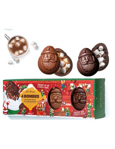 BOITE BOMBES DE CHOCOLAT CHAUD 200 G
