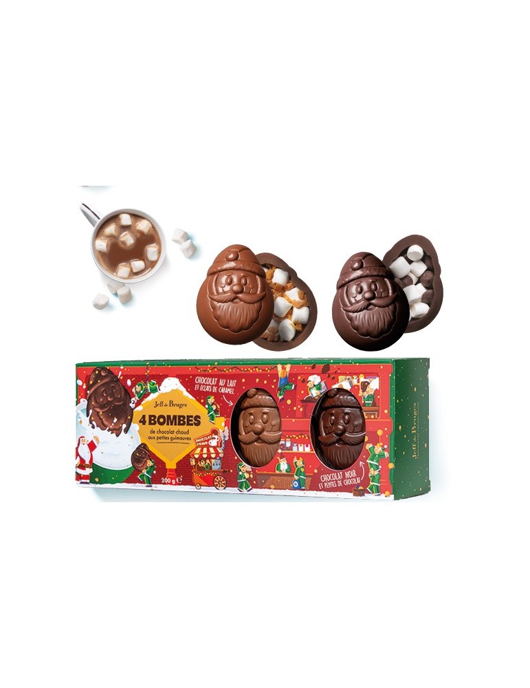 BOITE BOMBES DE CHOCOLAT CHAUD 200 G