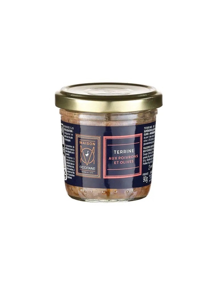 TERRINE AUX POIVRONS ET OLIVES