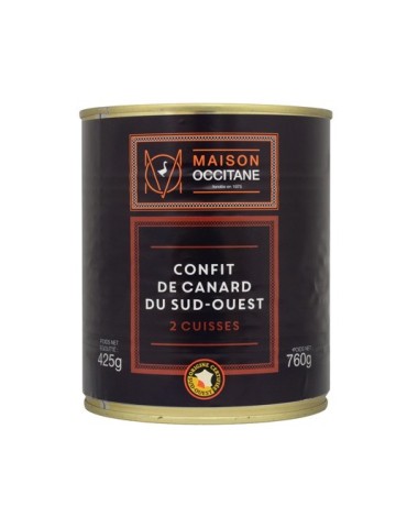 CONFIT DE CANARD DU SUD-OUEST 760G